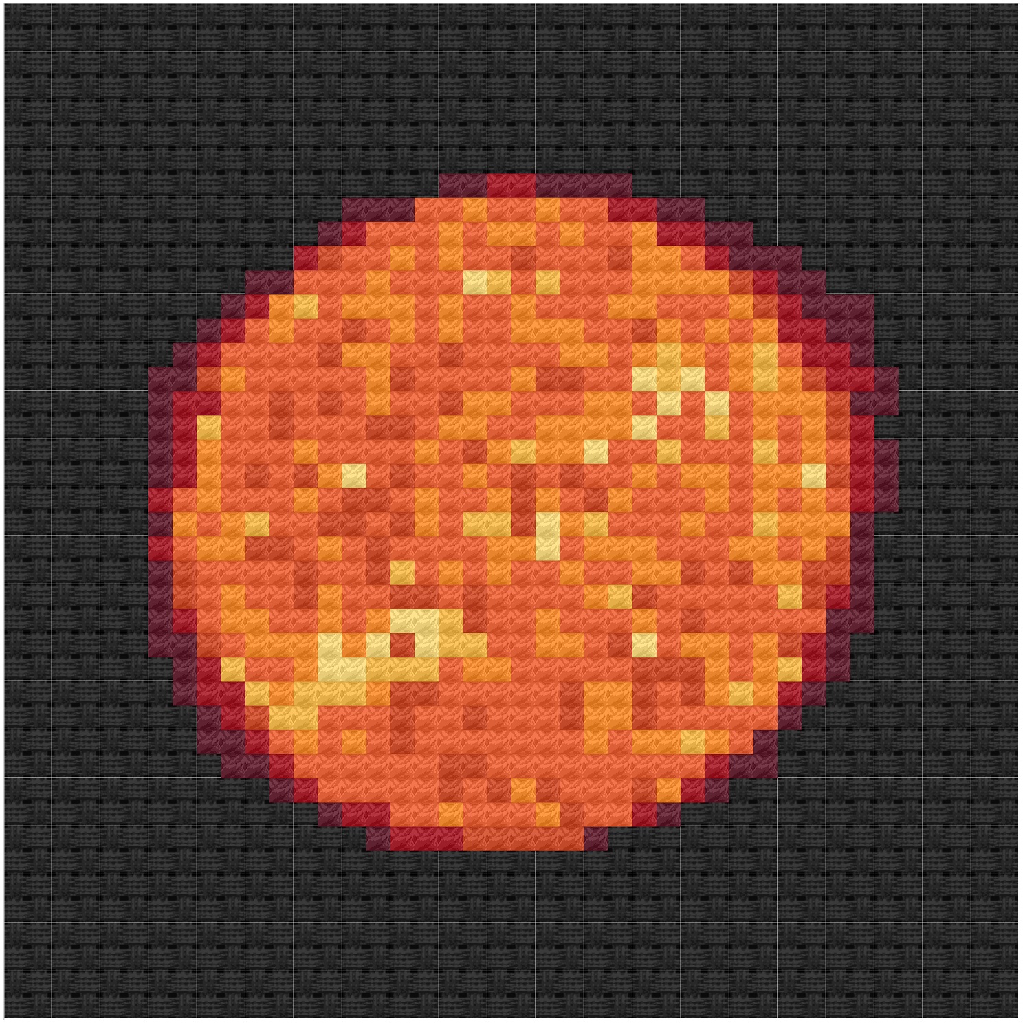 Sun cross stitch pdf pattern