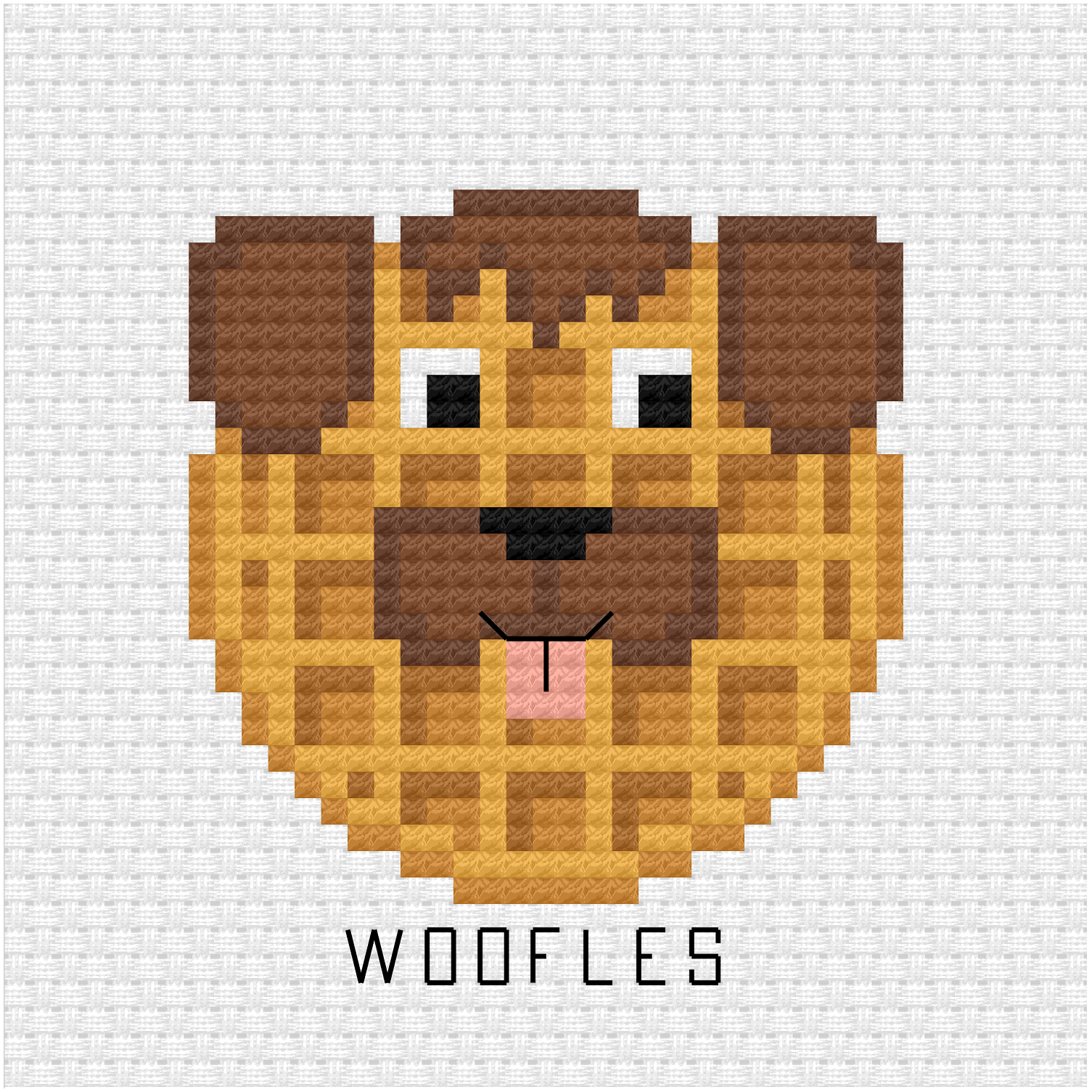 Woofles cross stitch pdf pattern