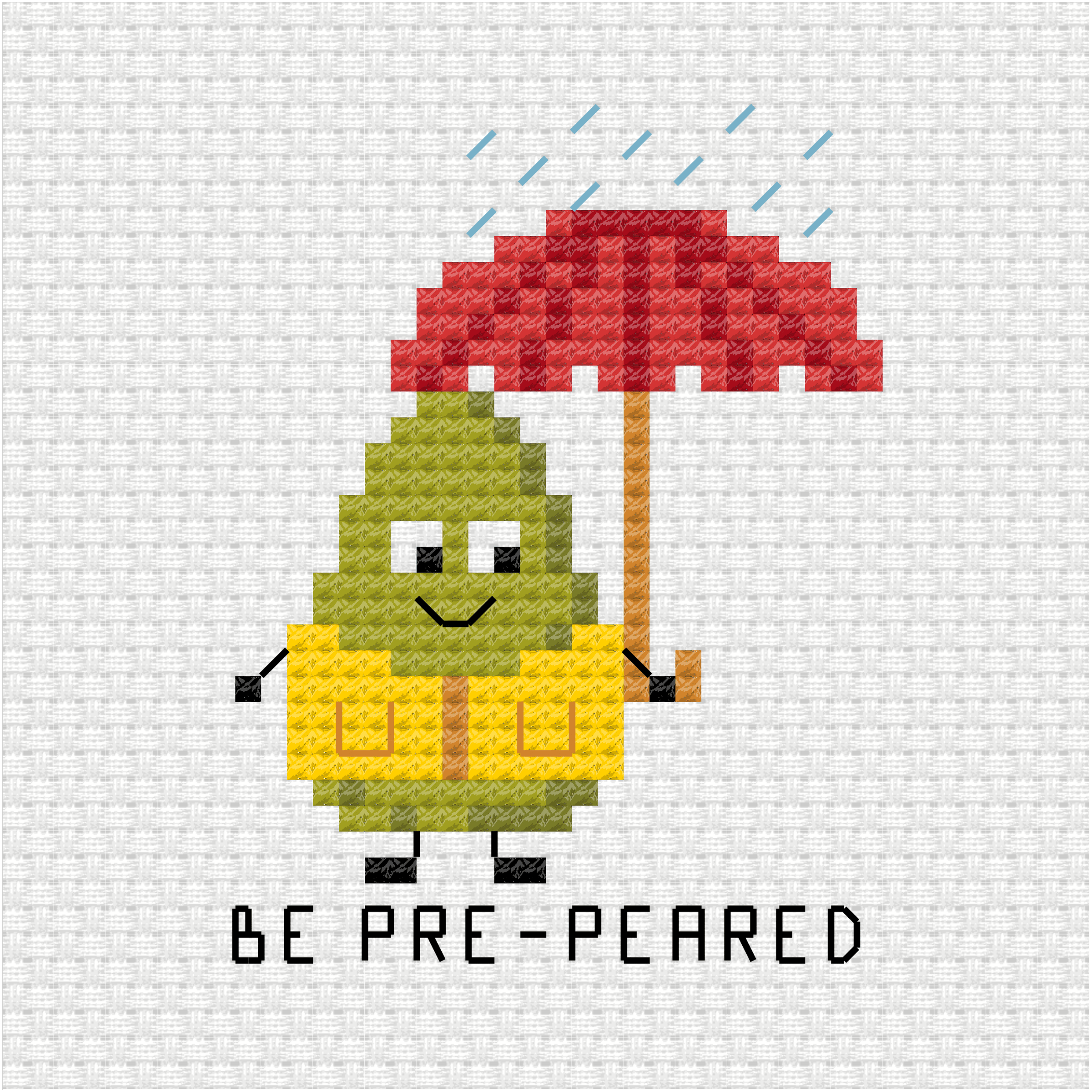 Be pre-peared cross stitch pdf pattern