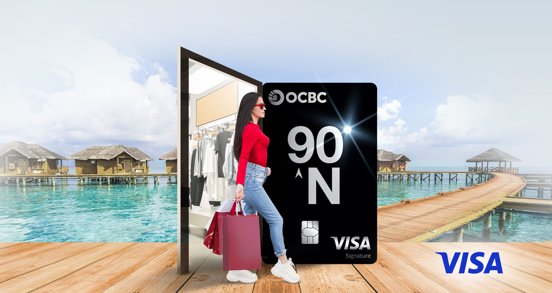 OCBC Bank Officially Launches OCBC 90°N Visa Card, Designed For Travellers - Vimarsana News