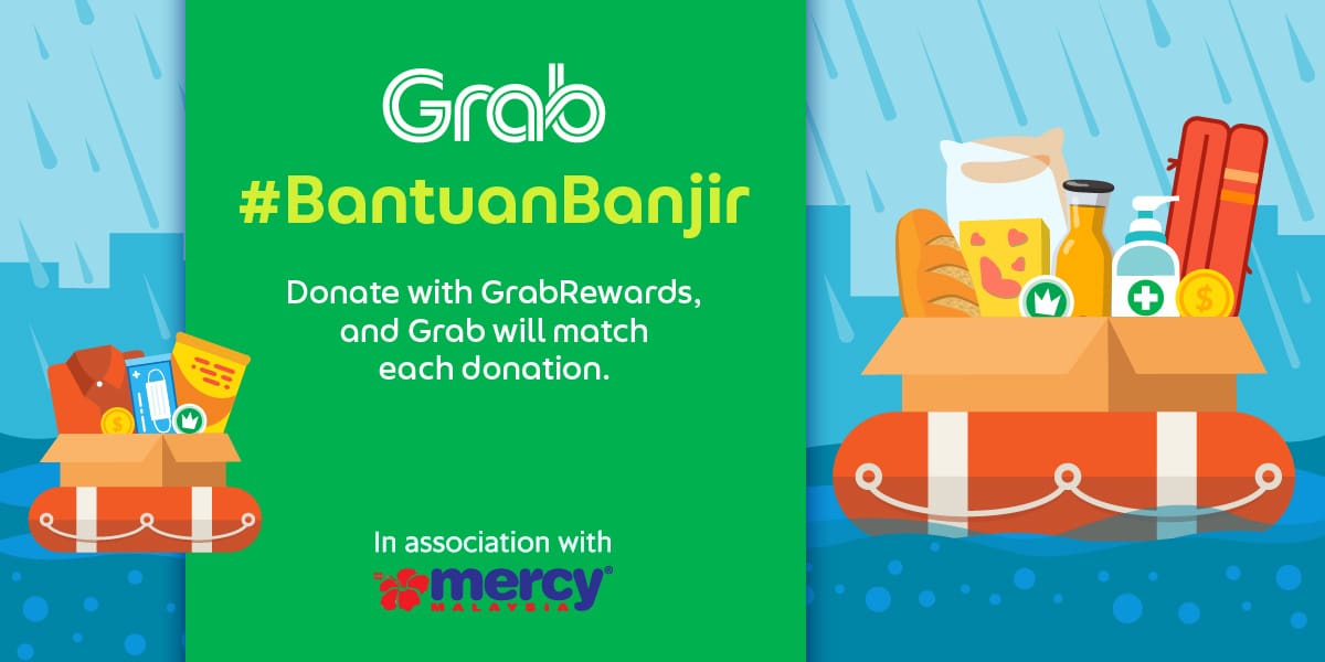 Grab, Mercy Malaysia Launch #BantuanBanjir 3.0 Campaign To Aid Flood Relief Efforts - Vimarsana News