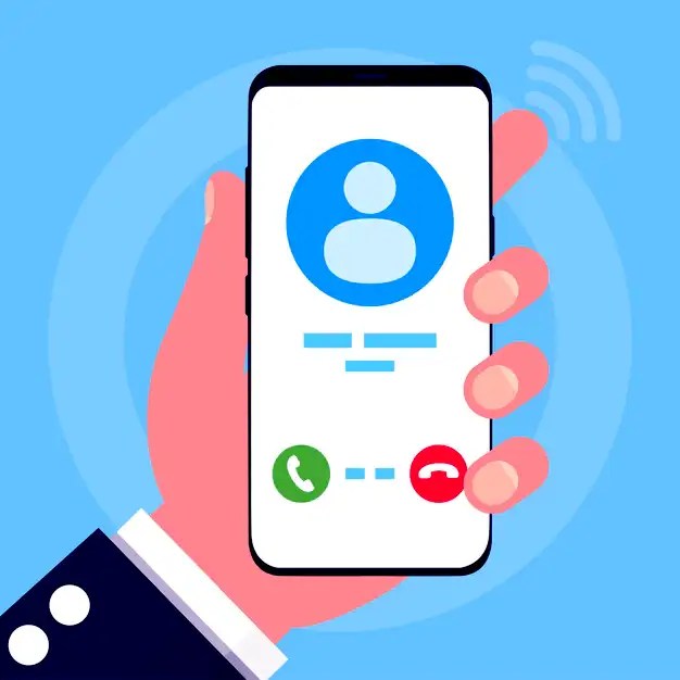 phone with call