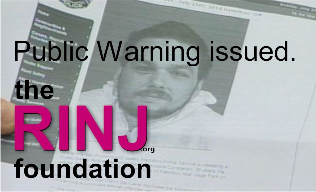 @rapeisnojoke Press Release warned of released dangerous offender. Cops heard Offender Jailed.