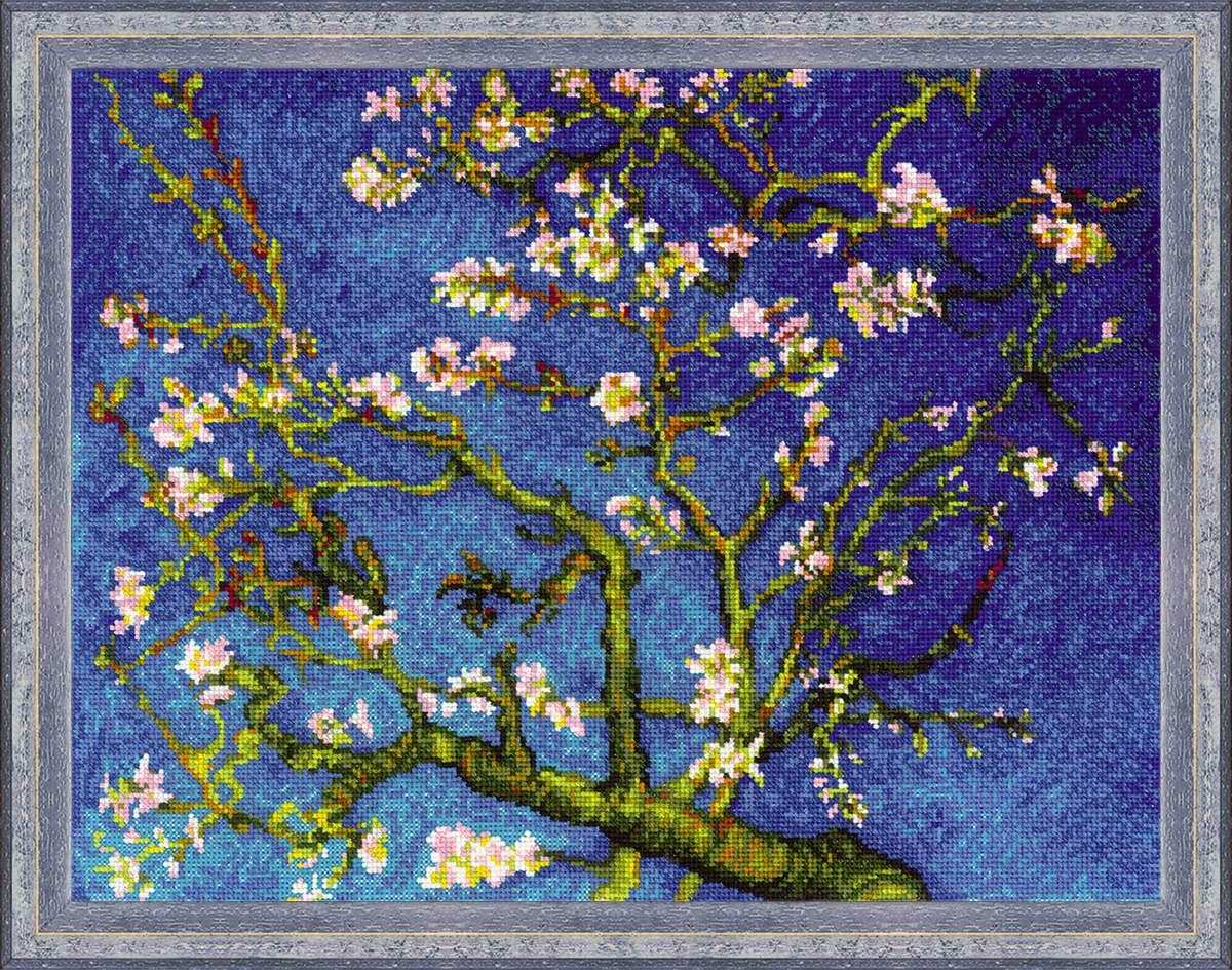 1698 Almond Blossom after V. van Gogh's Painting - Riolis