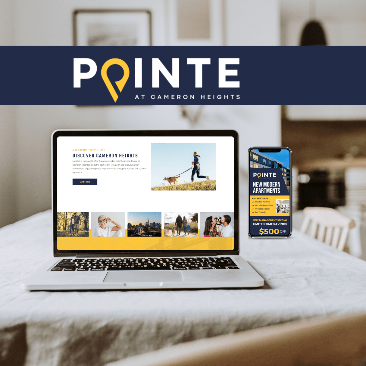 web design for apartment complex