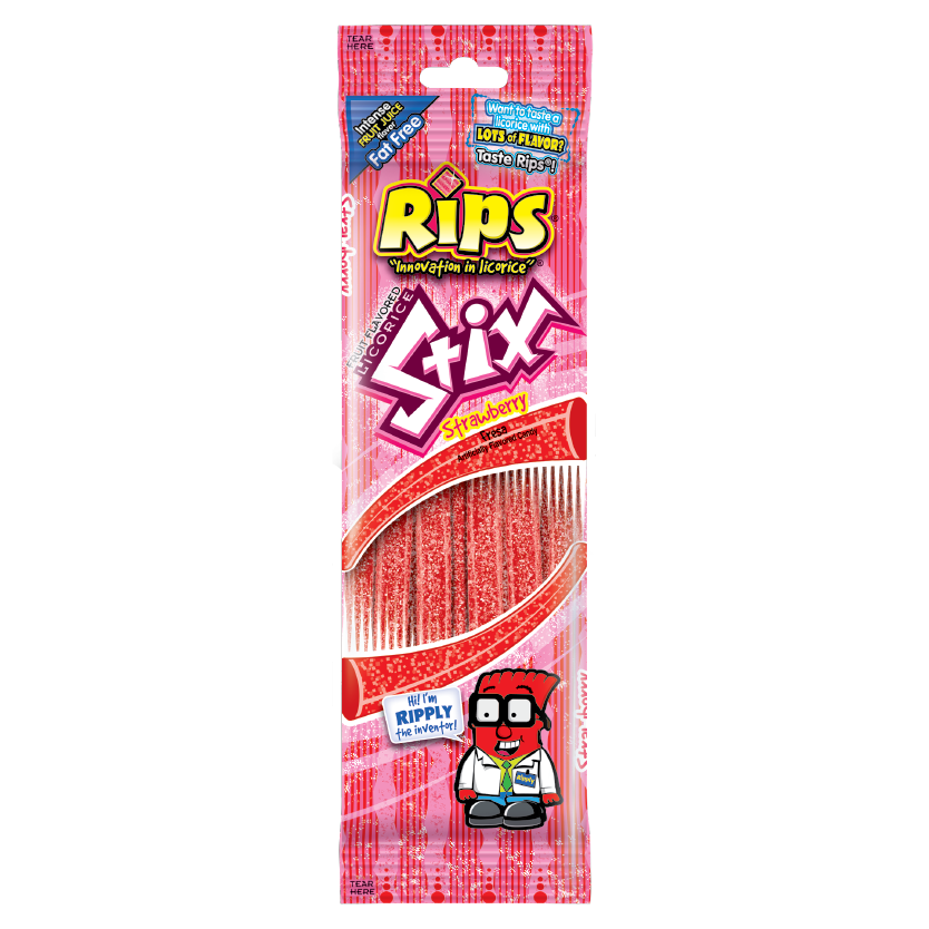 Rips® STIX Strawberry - Rips® Licorice