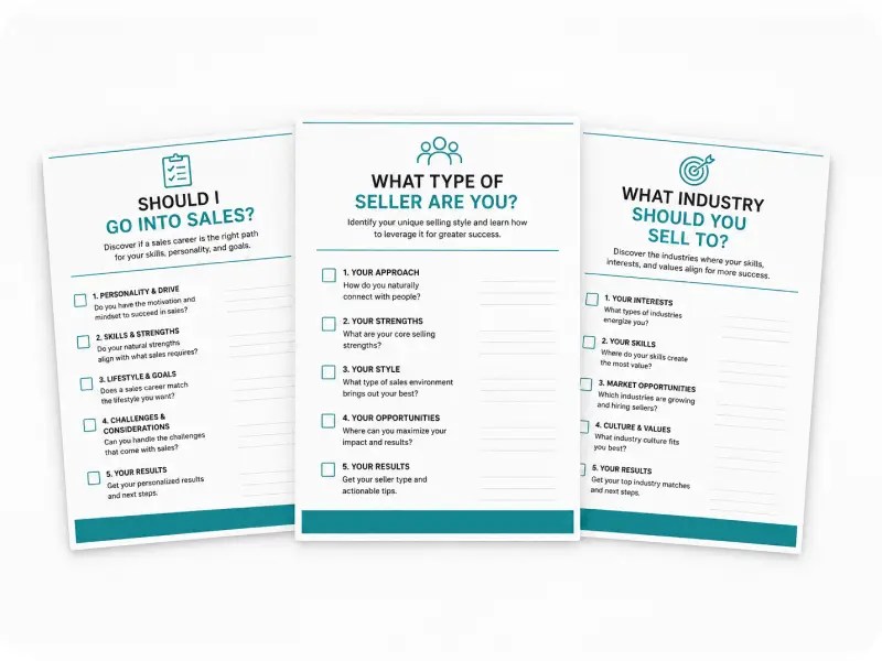 Should I go into Sales? What type of Seller are you? What industry should you sell in to?