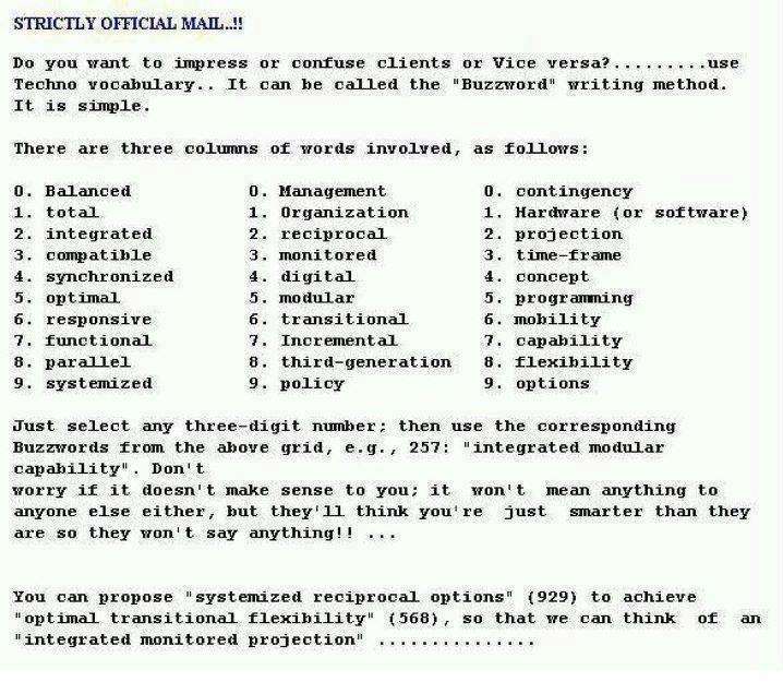 MBA, Leadership, Jokes, Management, Buzzwords, Corporate World, Funny, Hilarious Pictures