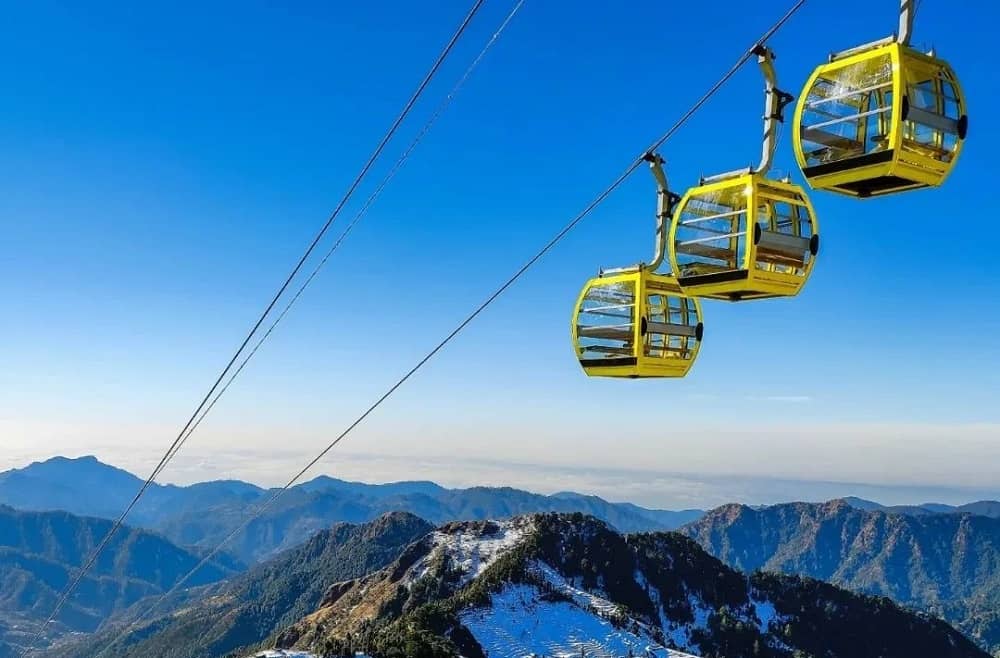 Surkanda devi ropeway: "blessings on cable car"