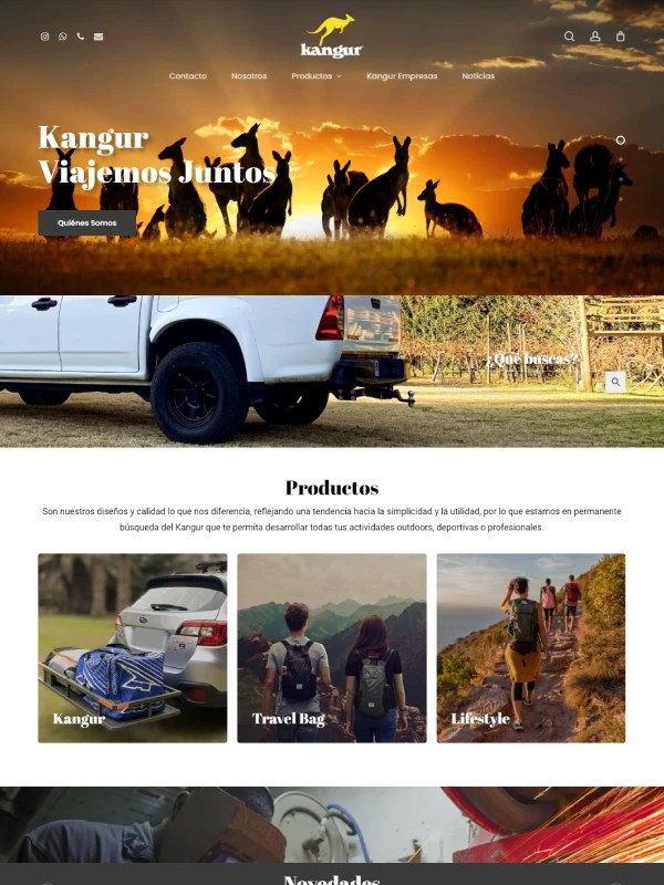 Kangur - sitio desarrollado por Risi.cl y Smartketingdigital