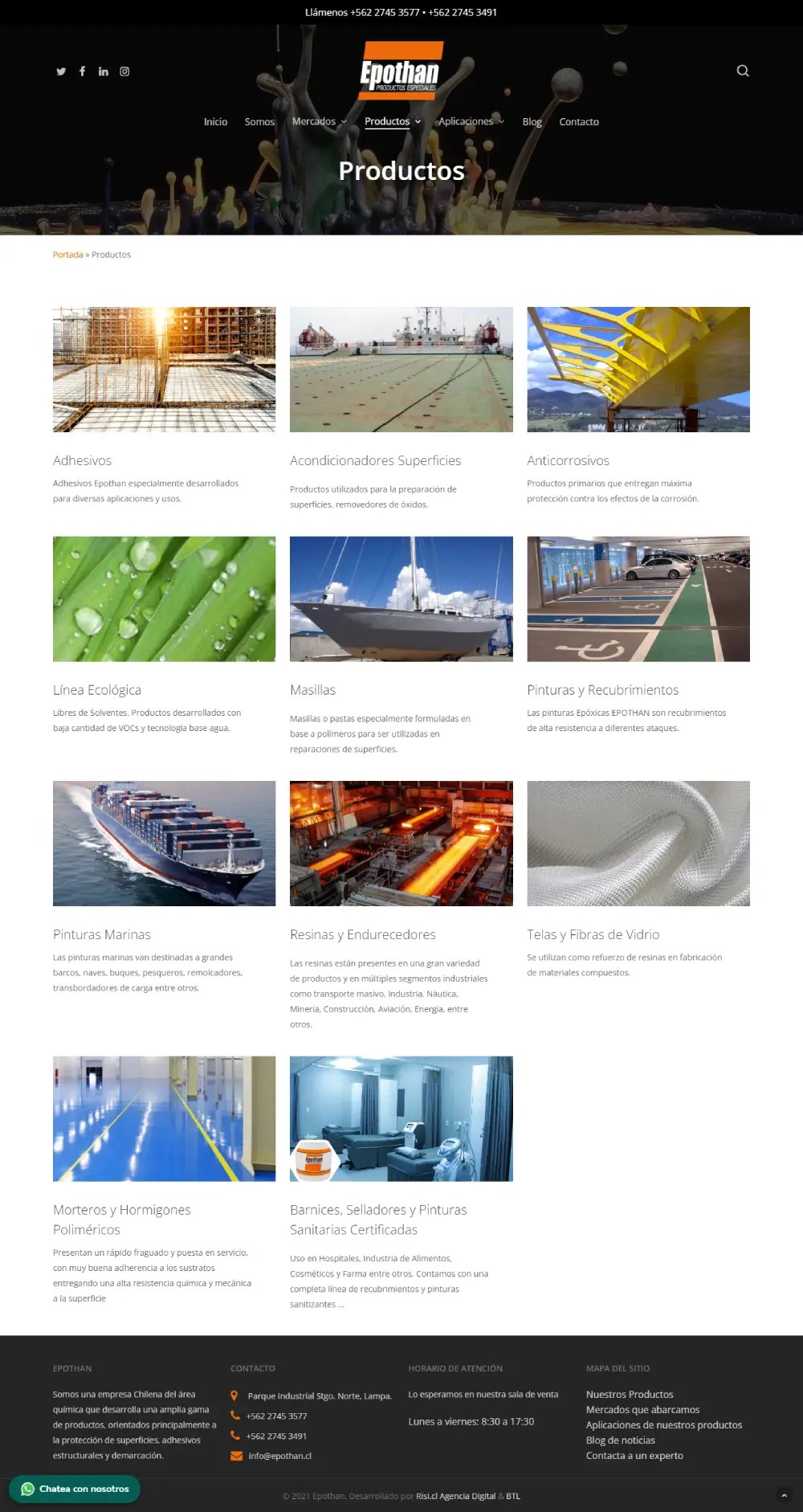 Epothan - sitio web desarrollado por Risi (1)