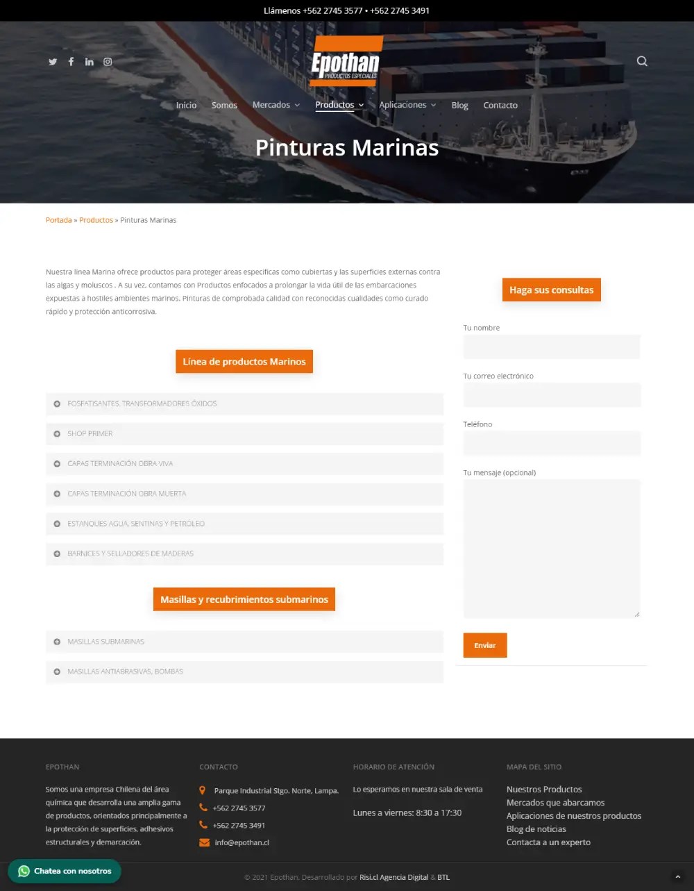 Epothan - sitio web desarrollado por Risi (1)