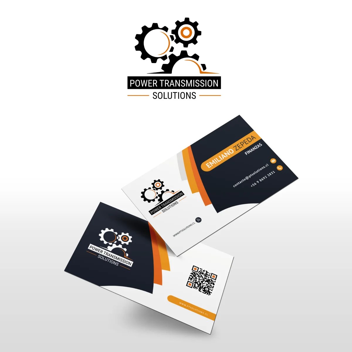 Diseño de tarjeta de presentación para Power Transmission Solutions