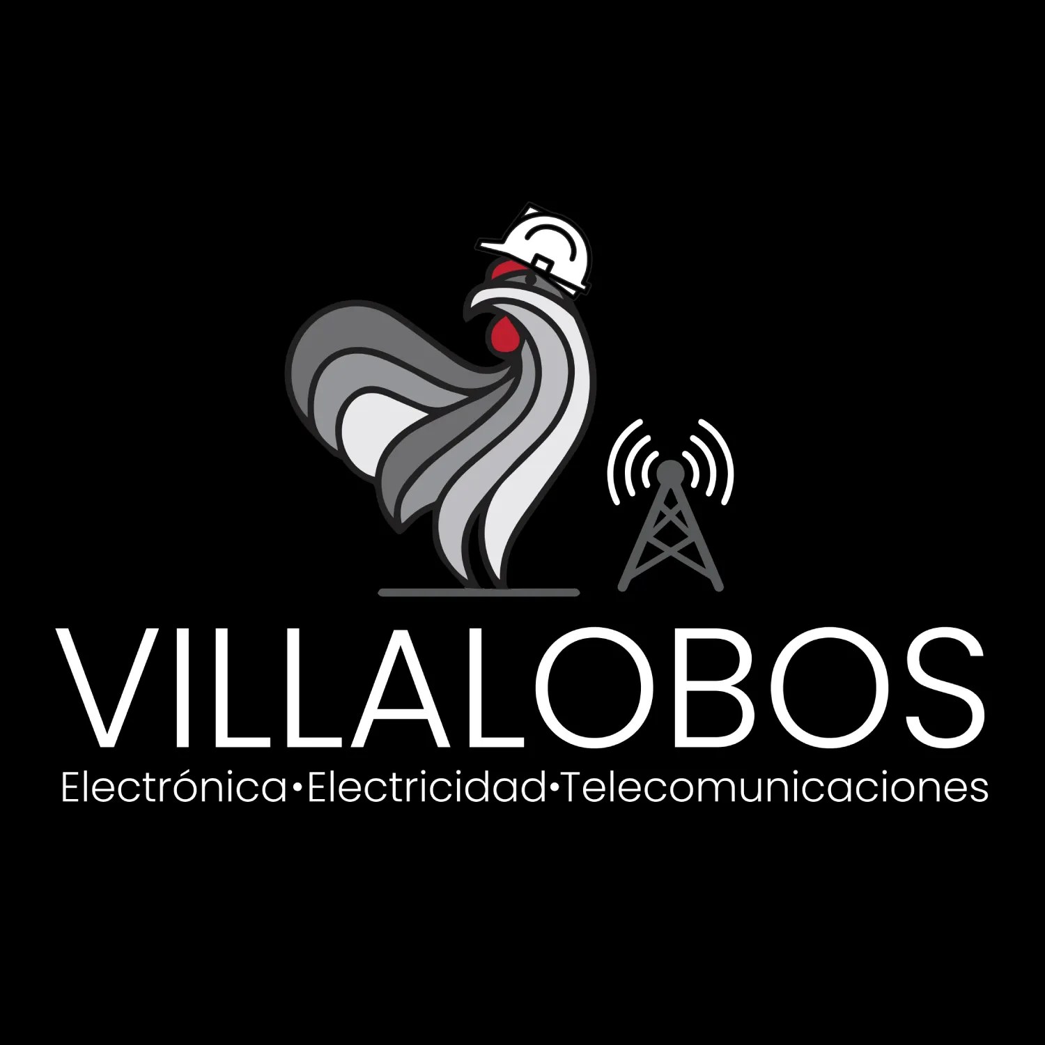 Diseño de logo para Villalobos, electricidad, electrónica y telecomunicaciones por Risi Websites and Designs