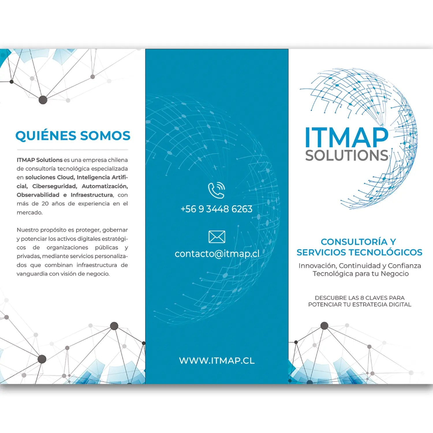Diseño de Tríptico para ITMAP Solutions, por Risi Websites and Designs
