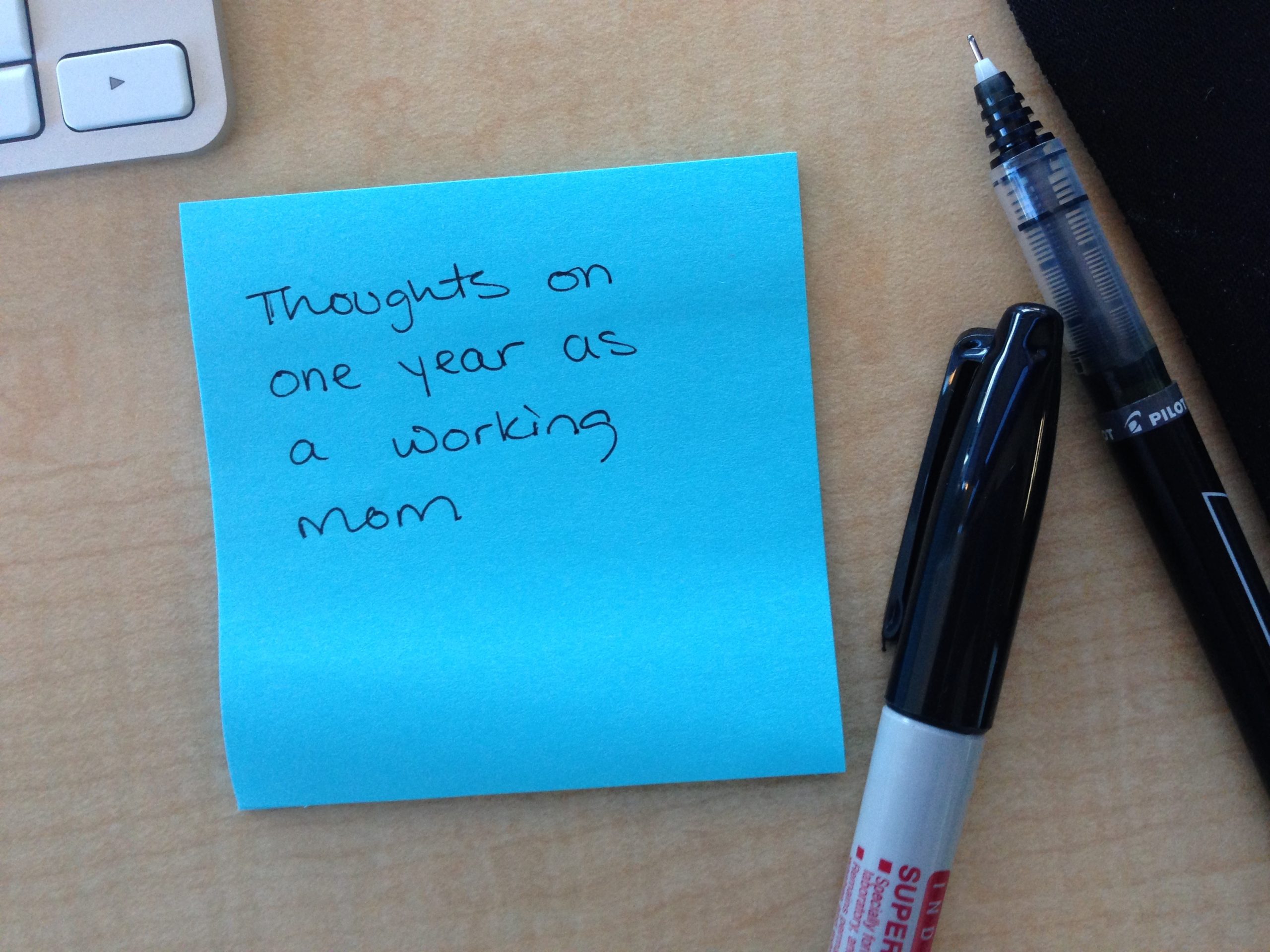 One year as a working mom