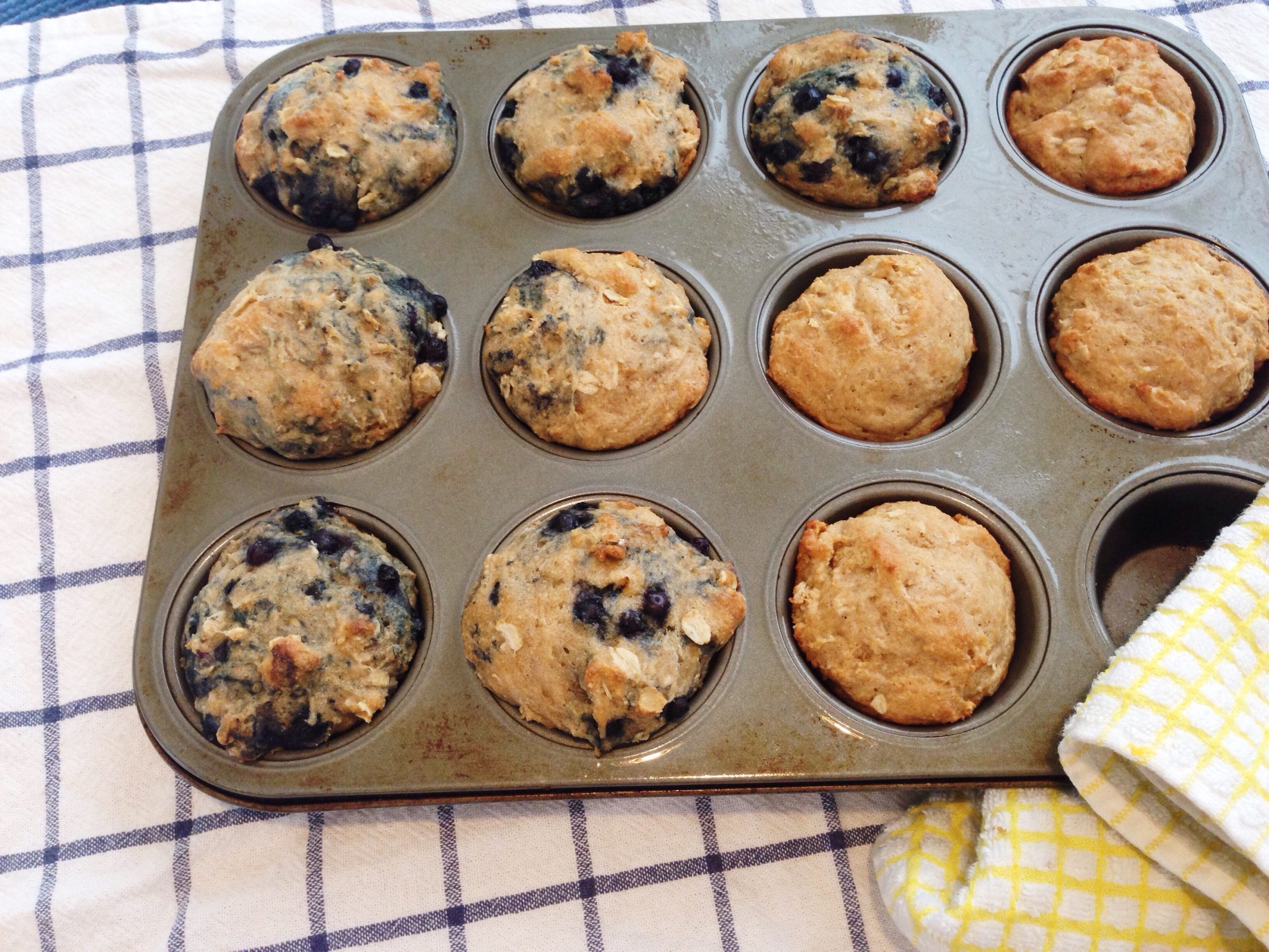 Superpower blueberry muffins