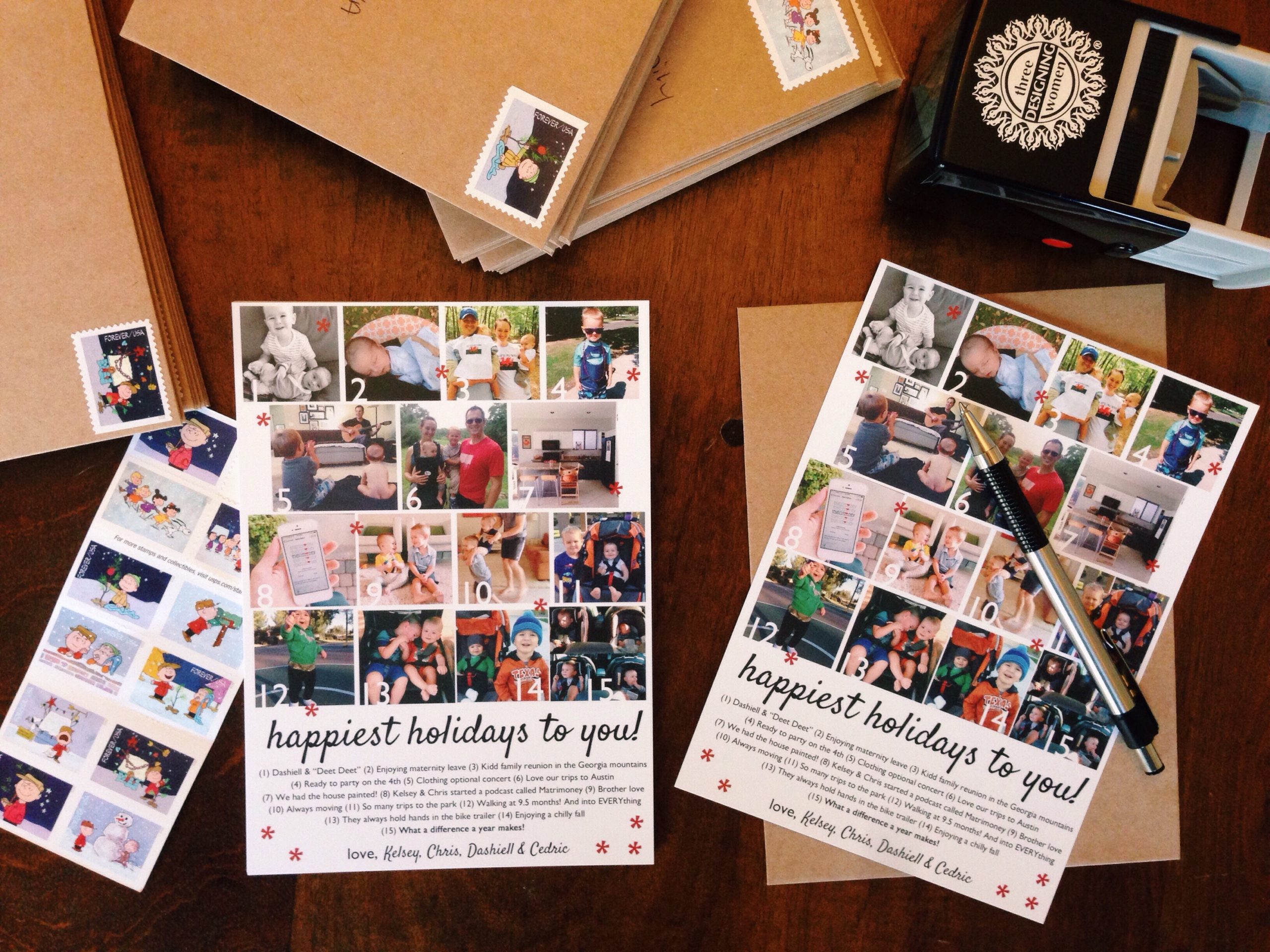 Our 2015 Christmas cards!
