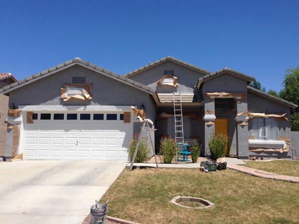 The house is painted!