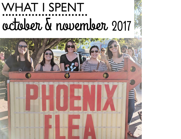 What I spent: October & November 2017