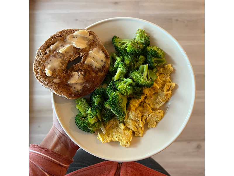 A breakfast with veggies I’m loving
