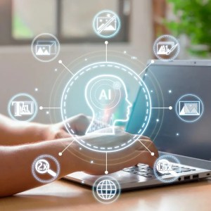 Person attending ISO/IEC 42001 Foundation training to learn the fundamentals of Artificial Intelligence Management Systems (AIMS) and AI governance based on ISO standards.