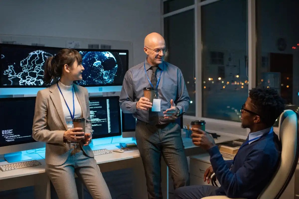 Person attending the PECB CMMC Foundations training course to learn about CMMC levels, domains, practices, and the assessment process for Department of Defense (DoD) and Defense Industrial Base (DIB) compliance.