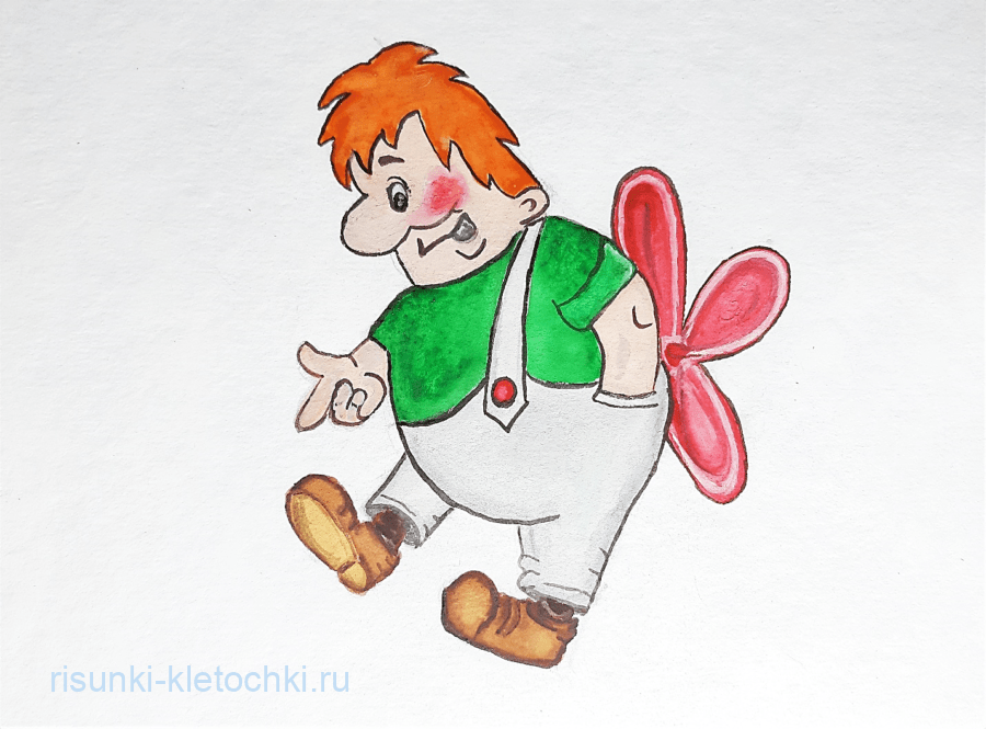 как нарисовать карлсона поэтапно для начинающих
