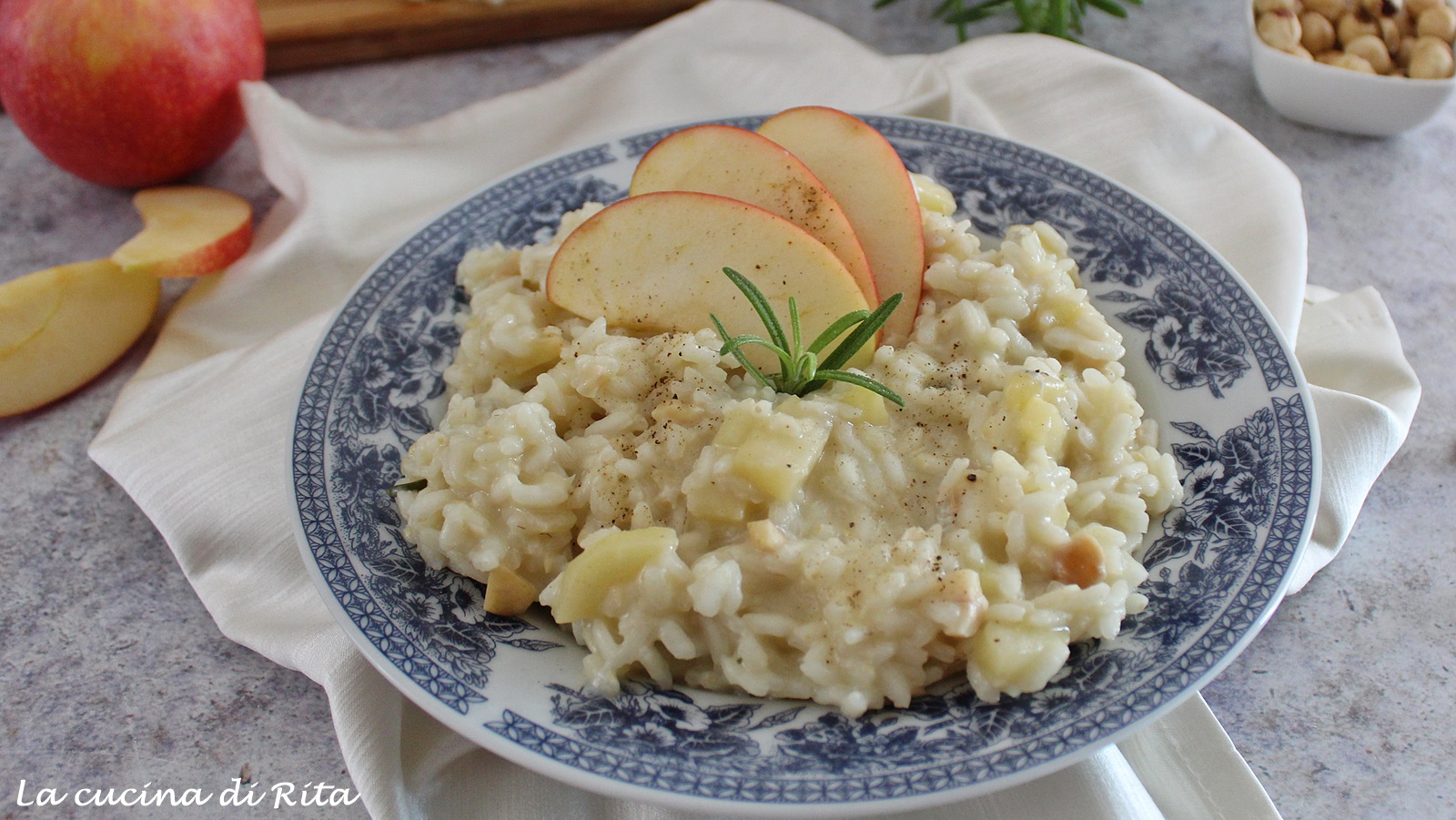 Risotto con mele e nocciole Rita's Kitchen