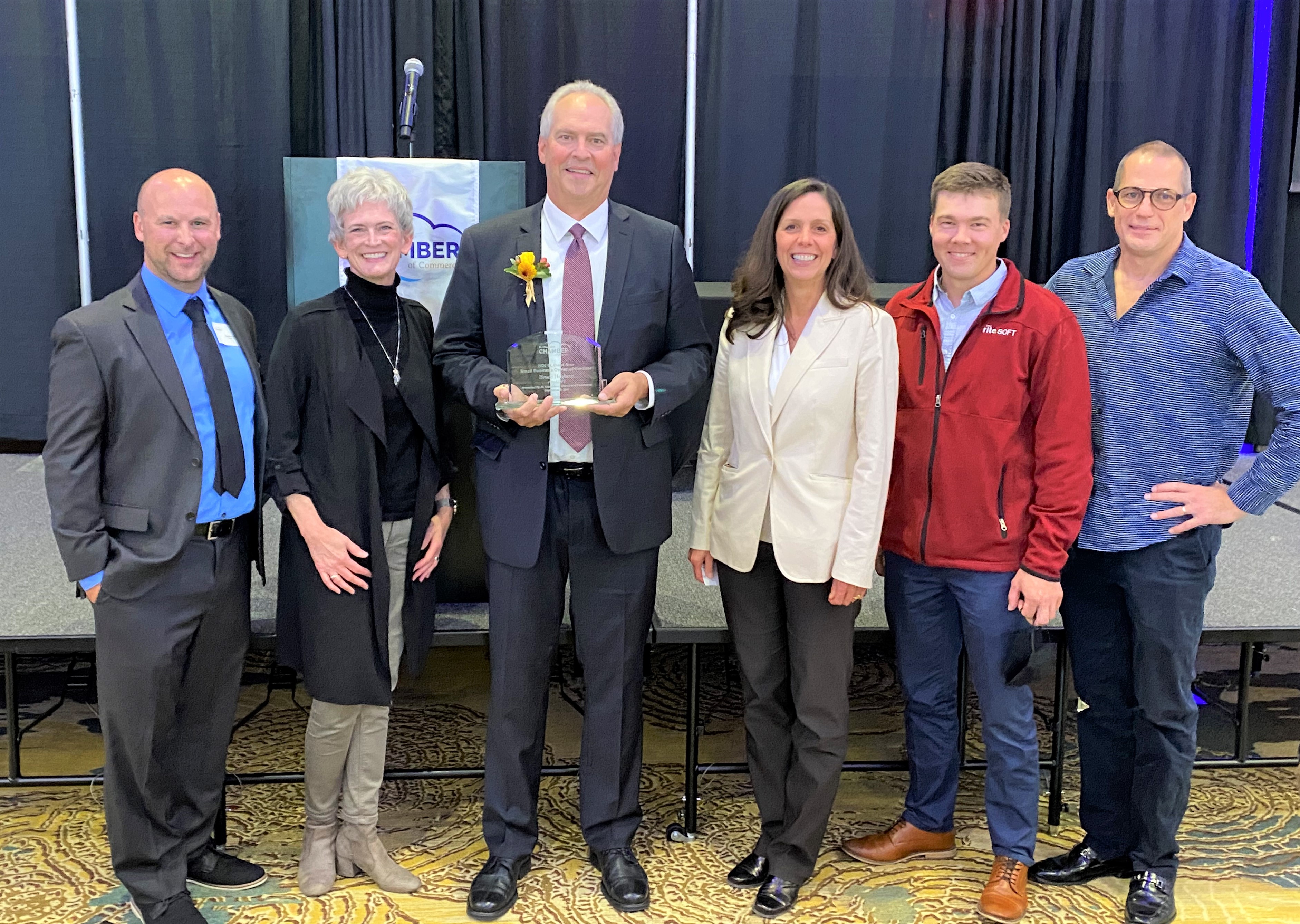 riteSOFT St. Cloud area chamber of commerce small business person of the year Bruce Hagberg