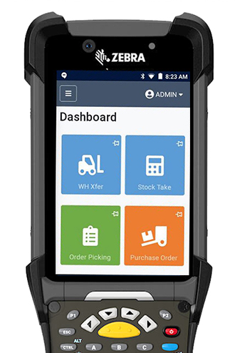 Simple screens designed for operators on the warehouse floor make training a breeze.