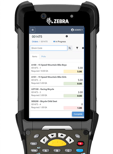 Streamline your order picking process from the back to the front office. Pick by line or pick in batches. Do it your way.