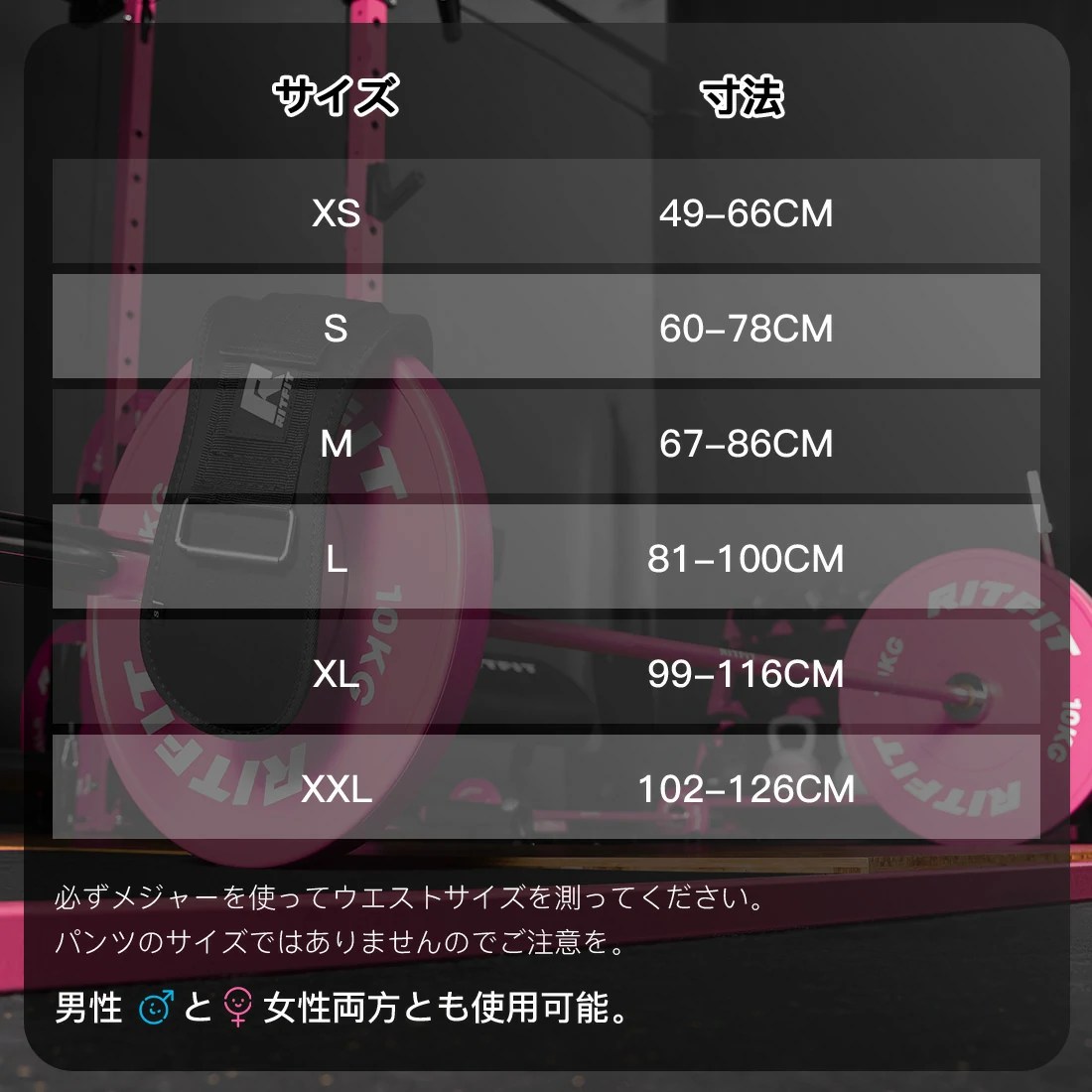 RITFIT ウエイトベルト2.0 - Ritfit Japan