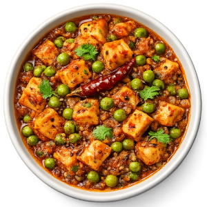 Matar Paneer Dry