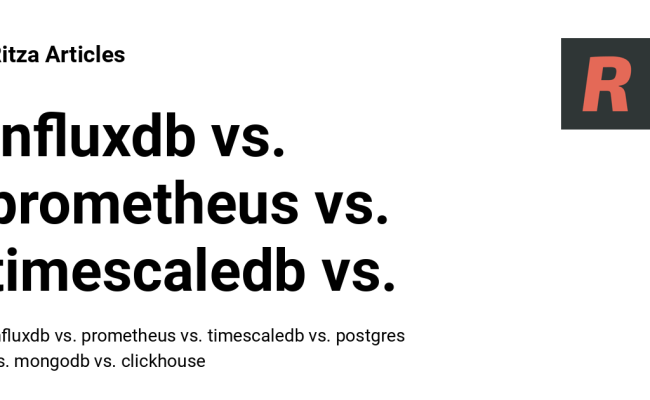 Influxdb Vs. Prometheus Vs. Timescaledb Vs. Postgres Vs. Mongodb Vs ...