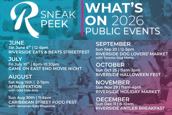 Riverside BIA Public Events 26 Riverside Toronto 2026 Events 