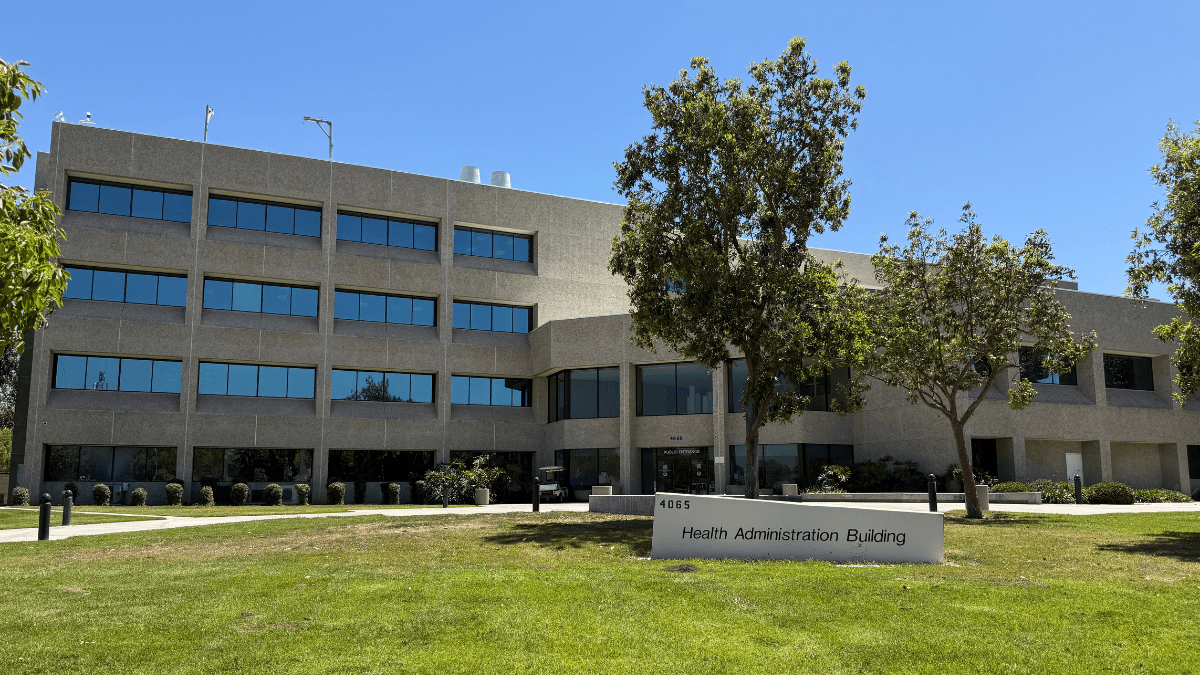 A photo of the exterior of the Public Health building.