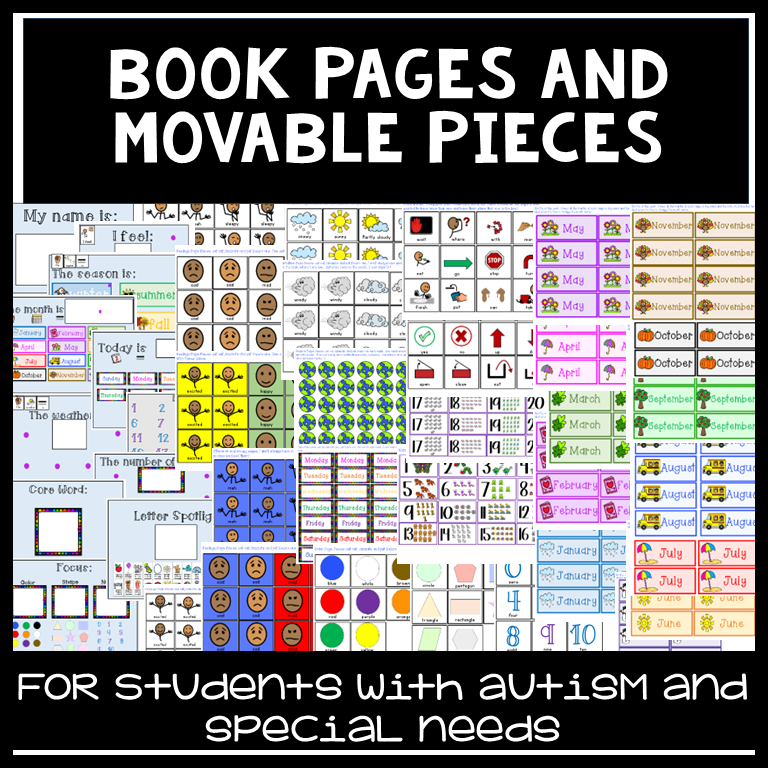 Morning Meeting Interactive Book | Special Education Autism AAC Calendar Time