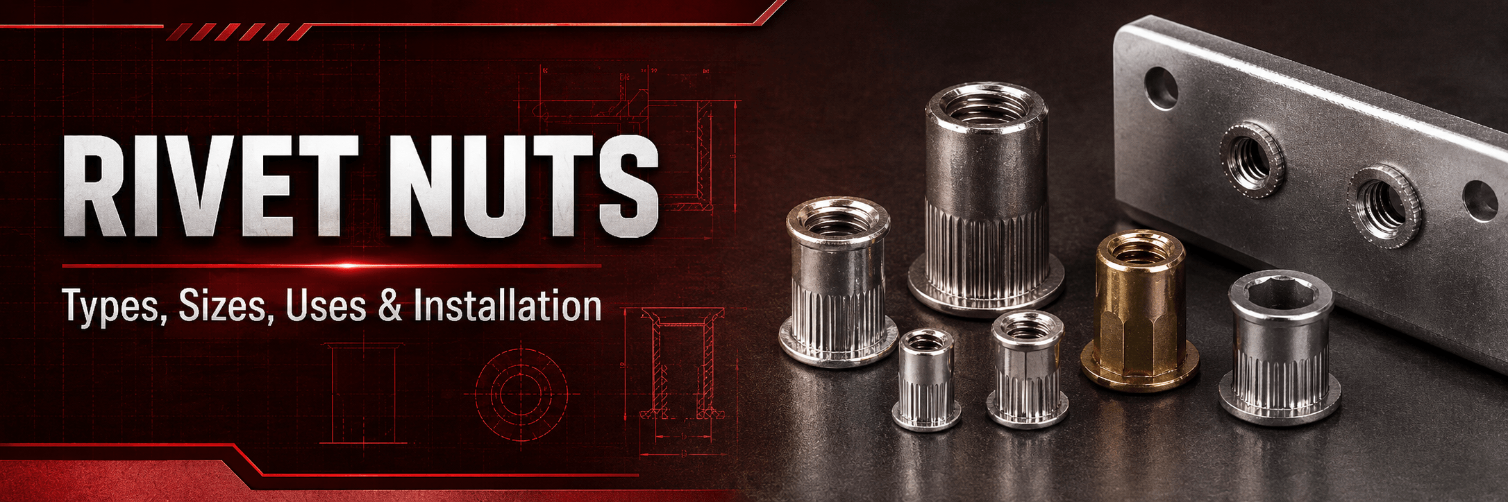 Rivet nut post