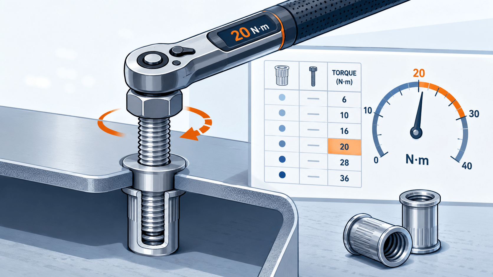 Torque rivetnut