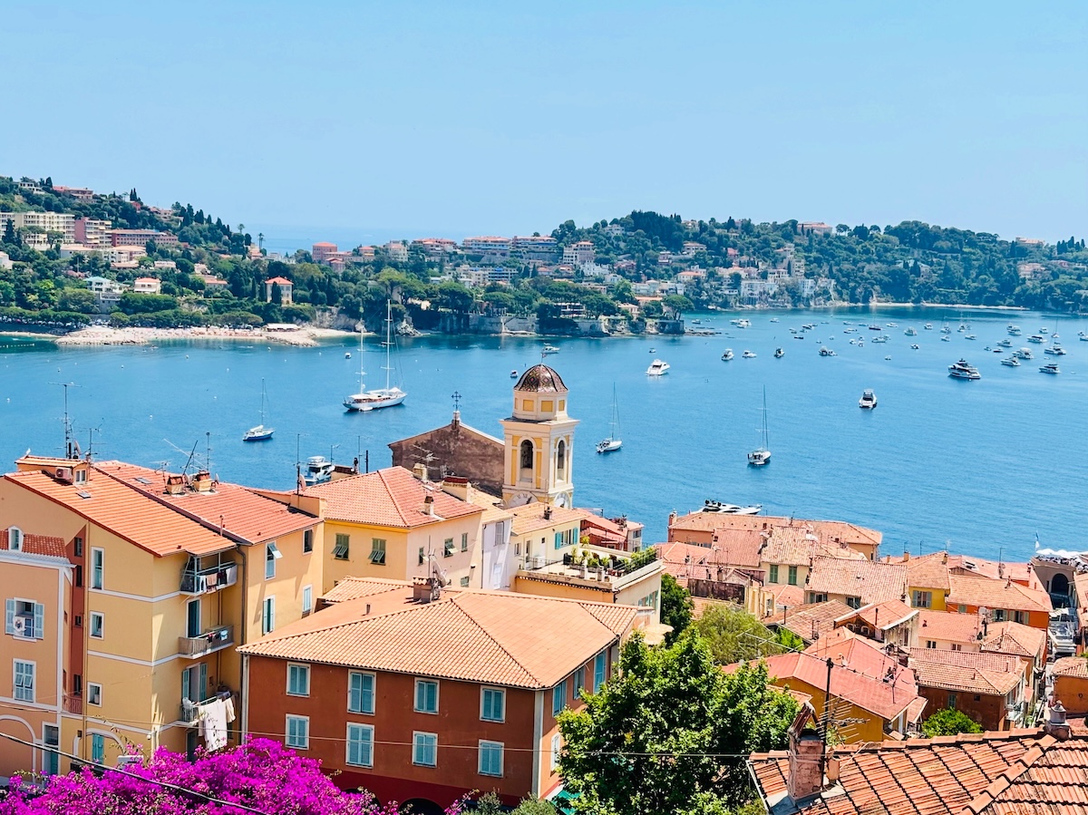 Villefranche-sur-Mer as seen from above
