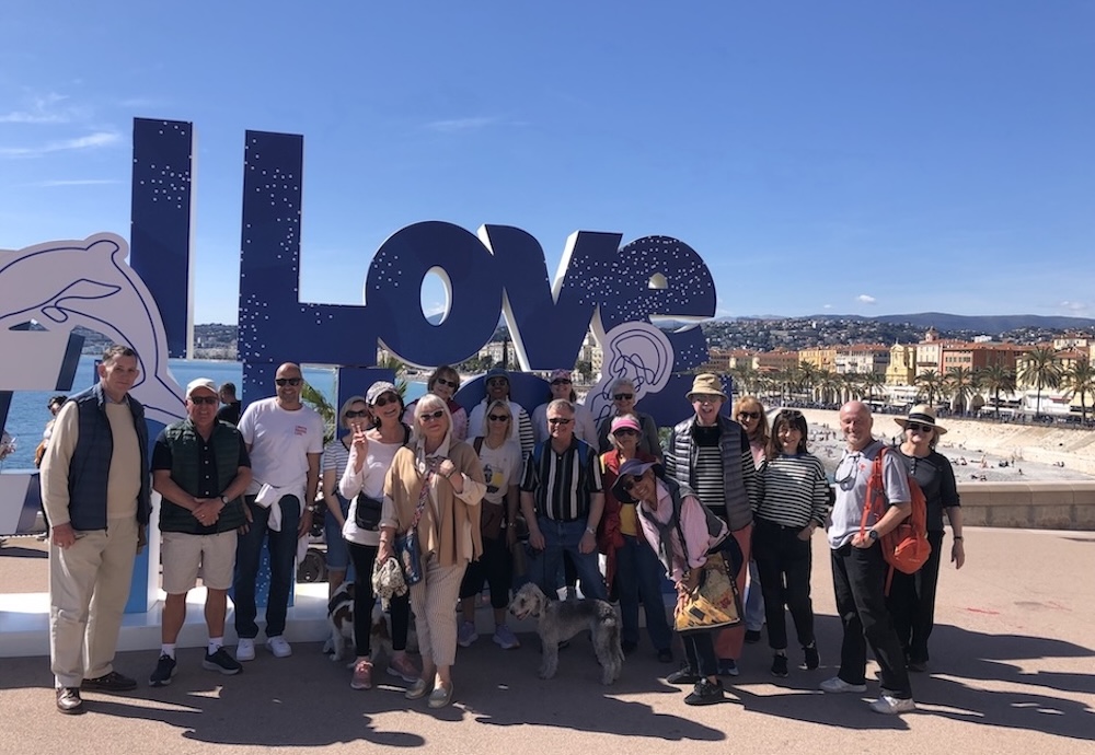Walk & Talk group with Clare Catchpole in Nice