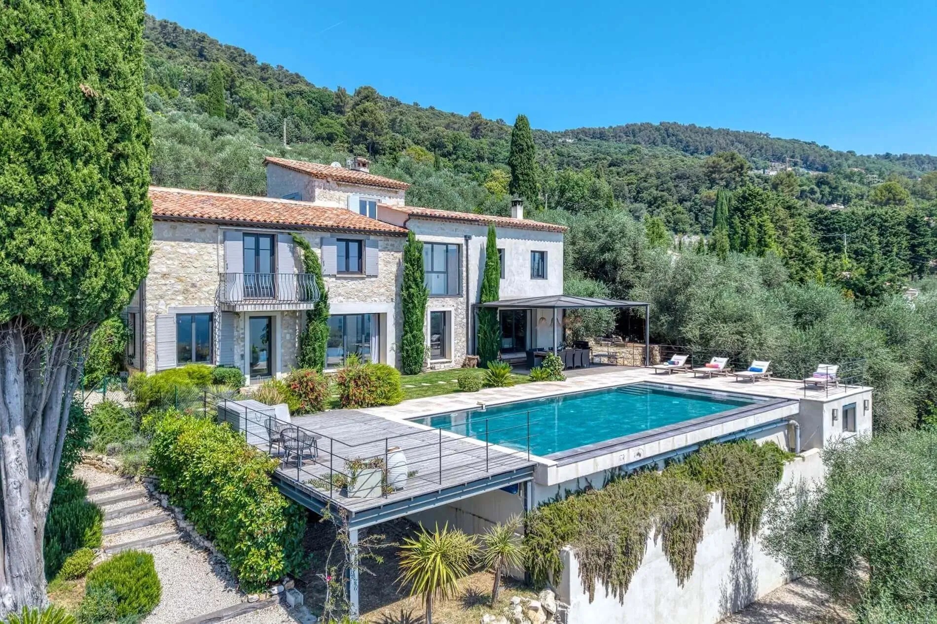 Stone villa in Le Tignet
