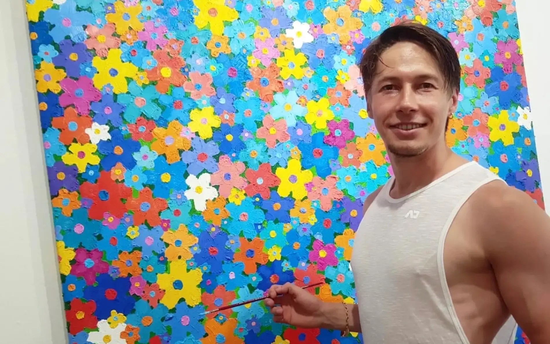 Alex Doll in his atelier