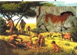 Zaman prasejarah yaitu zaman nirleka, nir artinya tidak ada dan leka artinya tulisan, jadi zaman nirleka zaman tidak adanya tulisan. Zaman Prasejarah Riyanfikrifajri