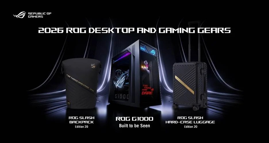 ASUS Republic of Gamers Launches ROG G1000 Gaming Desktop and ROG Edition 20 Gears in the Philippines