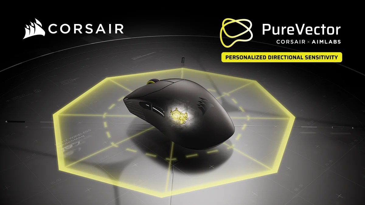 CORSAIR Changes the Game with PureVector, a Science-Based Personalized Aiming Technology, Launching Exclusively in the SABRE v3 PRO PureVector Mouse Series