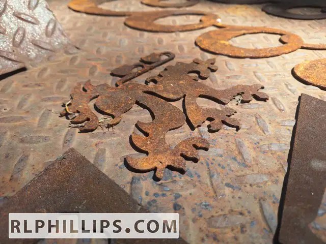 Rust Rusted Lion