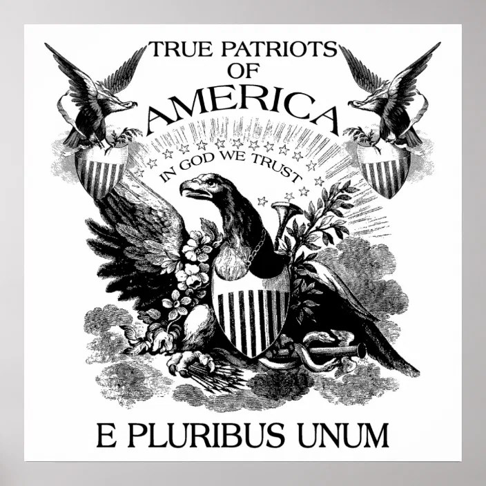 E Pluribus Unum Poster Zazzle Com