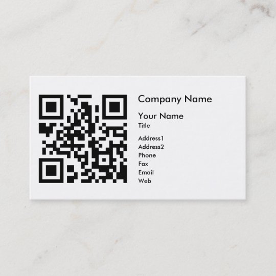 Find out in this blog post. QR Code Business Card Template - Horizontal | Zazzle.com